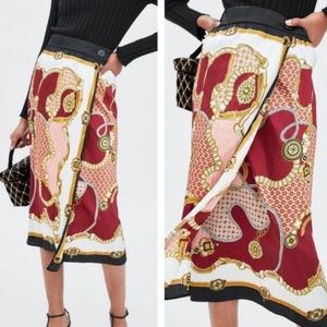 Zara scarf wrap skirt. Never worn 🥂